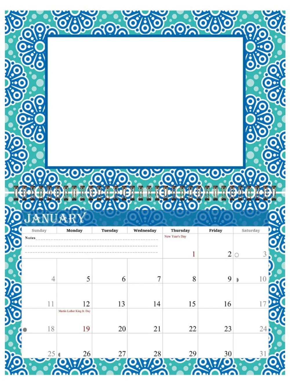 Personalized Custom 2027 Personalized Custom - 12 Months Calendar 8.5x11In. 015